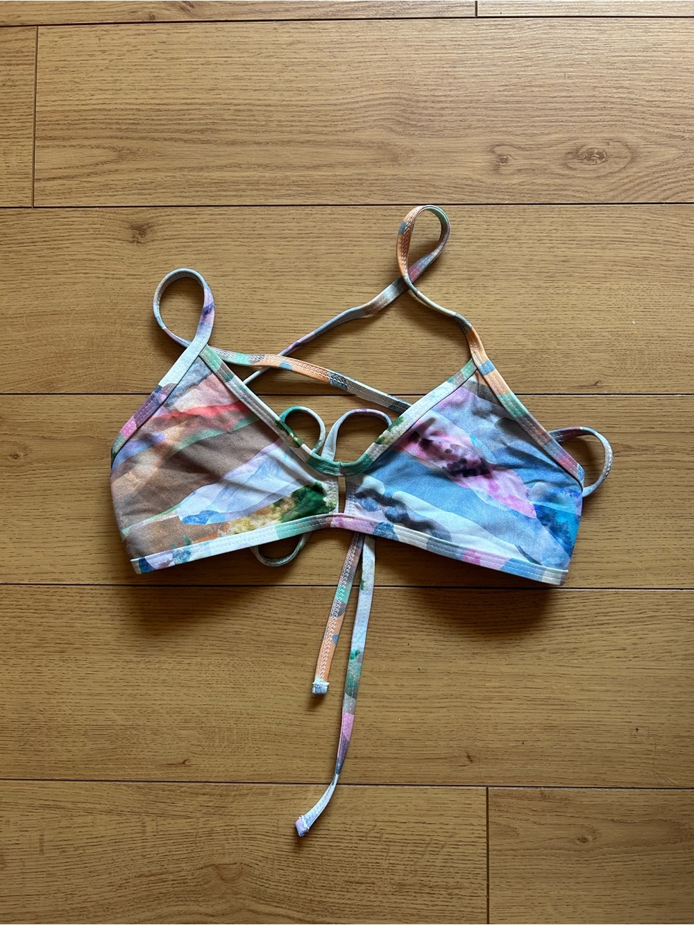 Jolyn tie back bikini top
